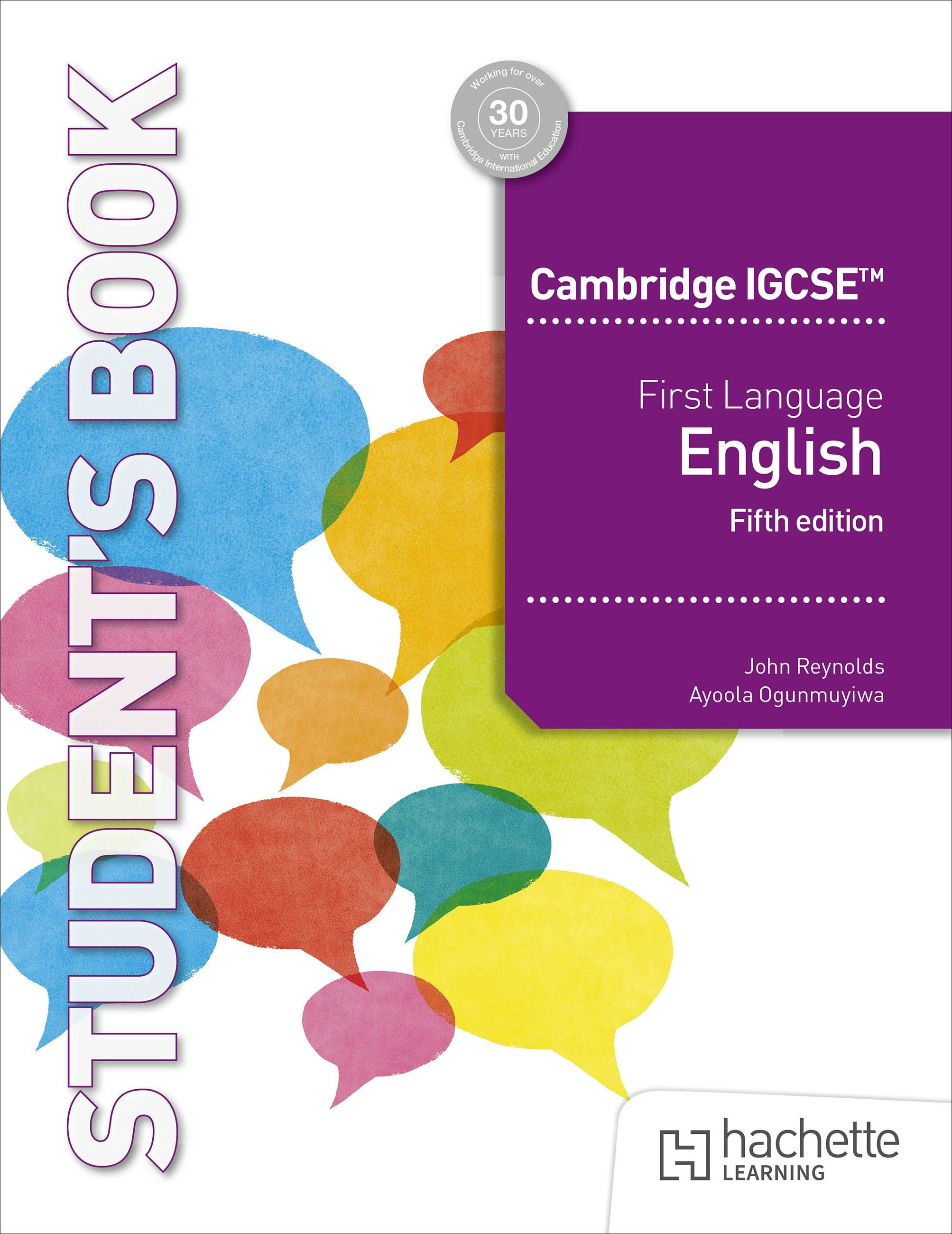 Book cover image for Cambridge IGCSE First Language English Fifth Edition ISBN: 9781036010768